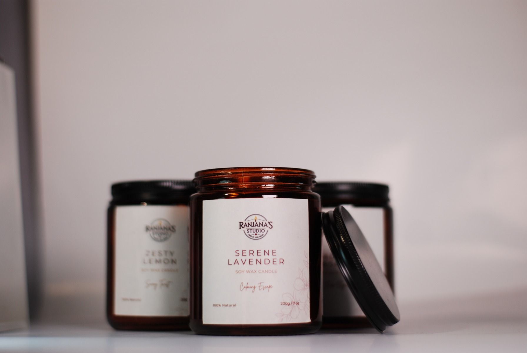 Salsa Jars 200 Gms Premium Soy Wax Scented Candles - Dev Tandoor Industries